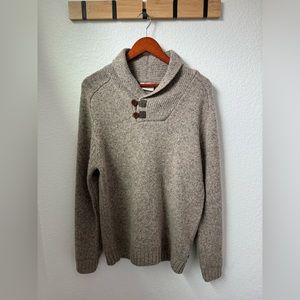 FJALLRAVEN Lada Cowl Neck Sweater  - Color: Fog - Wool Blend Sz Medium - NEW